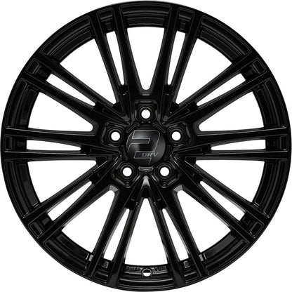 2DRV WH18 schwarz glänzend lackiert 9x20 ET37 - LK5/112 ML66.6