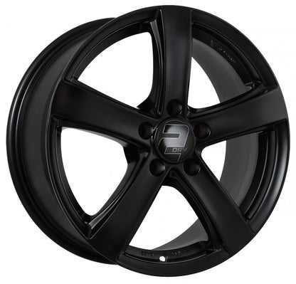 2DRV WH24 schwarz matt lackiert 6.5x16 ET39 - LK5/105 ML56.6