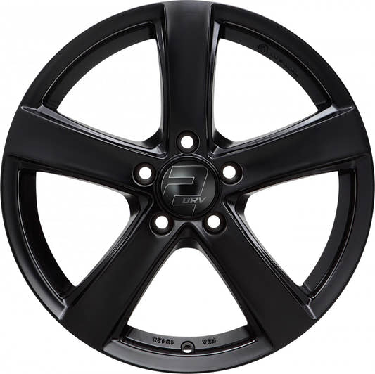 2DRV WH24 schwarz matt lackiert Alufelge 6.5x16 Zoll ET39 LK 5x105 ML56.6