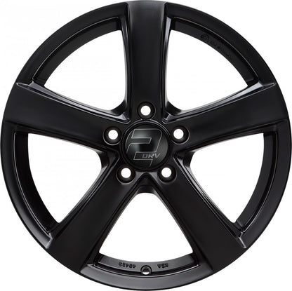2DRV WH24 schwarz matt lackiert 6.5x16 ET39 - LK5/105 ML56.6