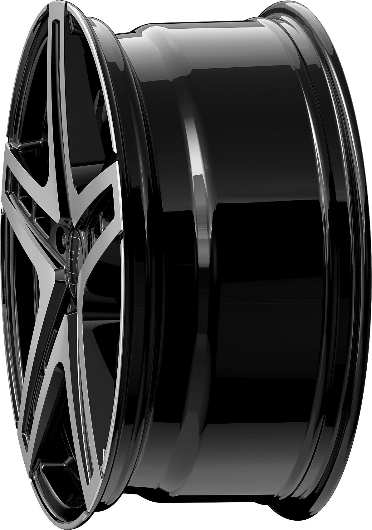 2DRV WH38 schwarz hochglanzpoliert 9x20 ET35 - LK5/112 ML66.7