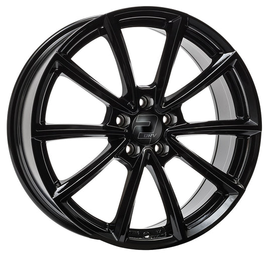2DRV WH28 schwarz glänzend lackiert 8.5x19 ET35 - LK5/112 ML66.6
