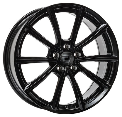 2DRV WH28 schwarz glänzend lackiert 8.5x19 ET40 - LK5/114.3 ML72.6