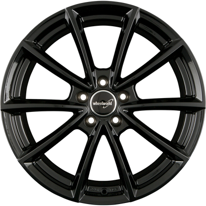 2DRV WH28 schwarz glänzend lackiert Alufelge 9x20 Zoll ET37 LK 5x112 ML66.6 – Bild 3