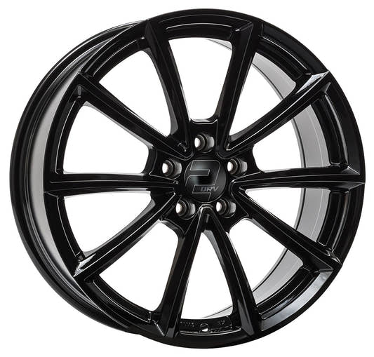 2DRV WH28 schwarz glänzend lackiert Alufelge 9x20 Zoll ET40 LK 5x114.3 ML72.6