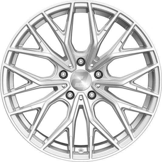 2DRV WH37 race silber lackiert 8.5x19 ET35 - LK5/120 ML72.6