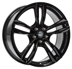 2DRV WH29 schwarz glänzend lackiert Alufelge 7.5x17 Zoll ET45 LK 5x112 ML66.6