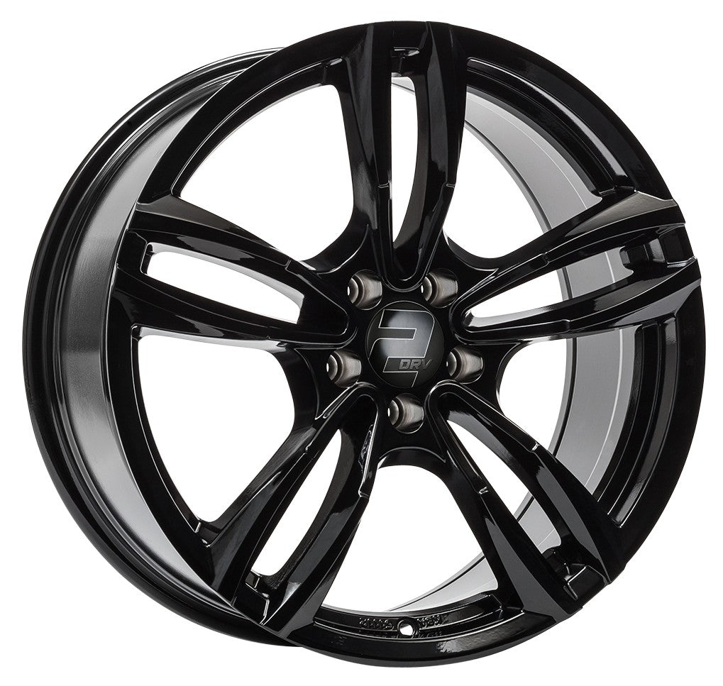 2DRV WH29 schwarz glänzend lackiert 7.5x17 ET52 - LK5/112 ML66.7