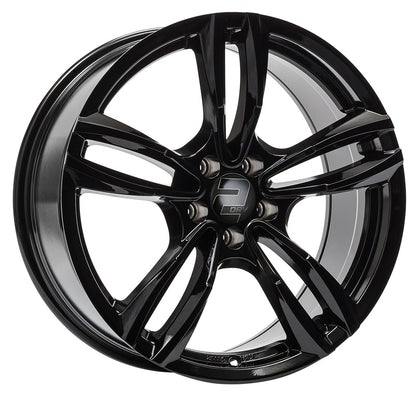 2DRV WH29 schwarz glänzend lackiert 8.5x19 ET42 - LK5/120 ML72.6