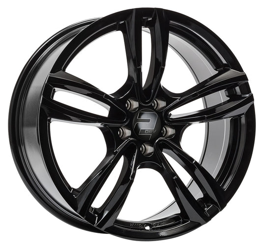 2DRV WH29 schwarz glänzend lackiert 8.5x19 ET25 - LK5/112 ML66.7