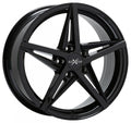 Axxion AX10 schwarz glänzend lackiert Alufelge 8x18 Zoll ET35 LK 5x120 ML72.6
