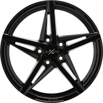 Axxion AX10 schwarz glänzend lackiert 8x18 ET35 - LK5/120 ML72.6