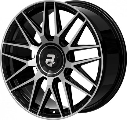 2DRV WH43 schwarz hochglanzpoliert Alufelge 8x18 Zoll ET48 LK 5x112 ML66.6 – Bild 8
