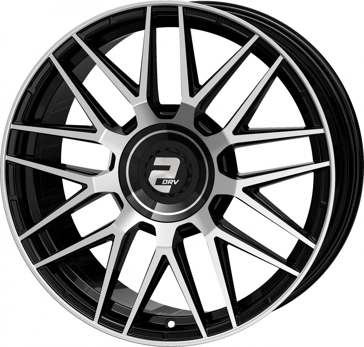2DRV WH43 schwarz hochglanzpoliert Alufelge 8.5x19 Zoll ET48 LK 5x112 ML66.6 – Bild 7