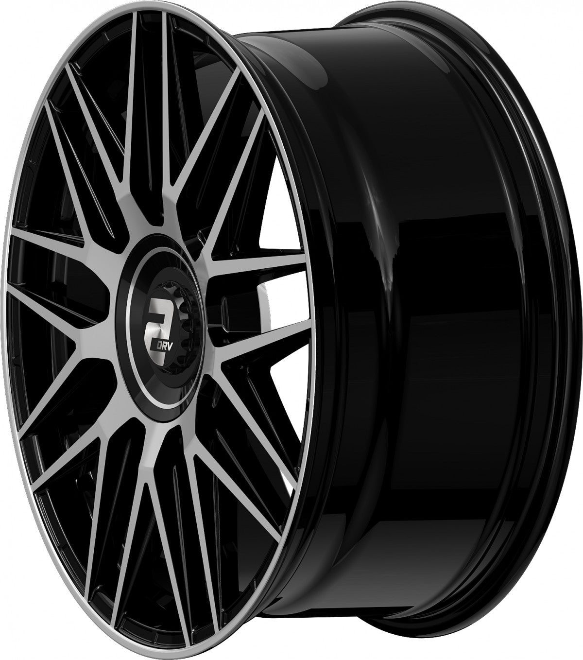 2DRV WH43 schwarz hochglanzpoliert 8.5x20 ET40 - LK5/114.3 ML72.6