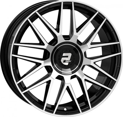 2DRV WH43 schwarz hochglanzpoliert Alufelge 9x20 Zoll ET30 LK 5x112 ML66.6