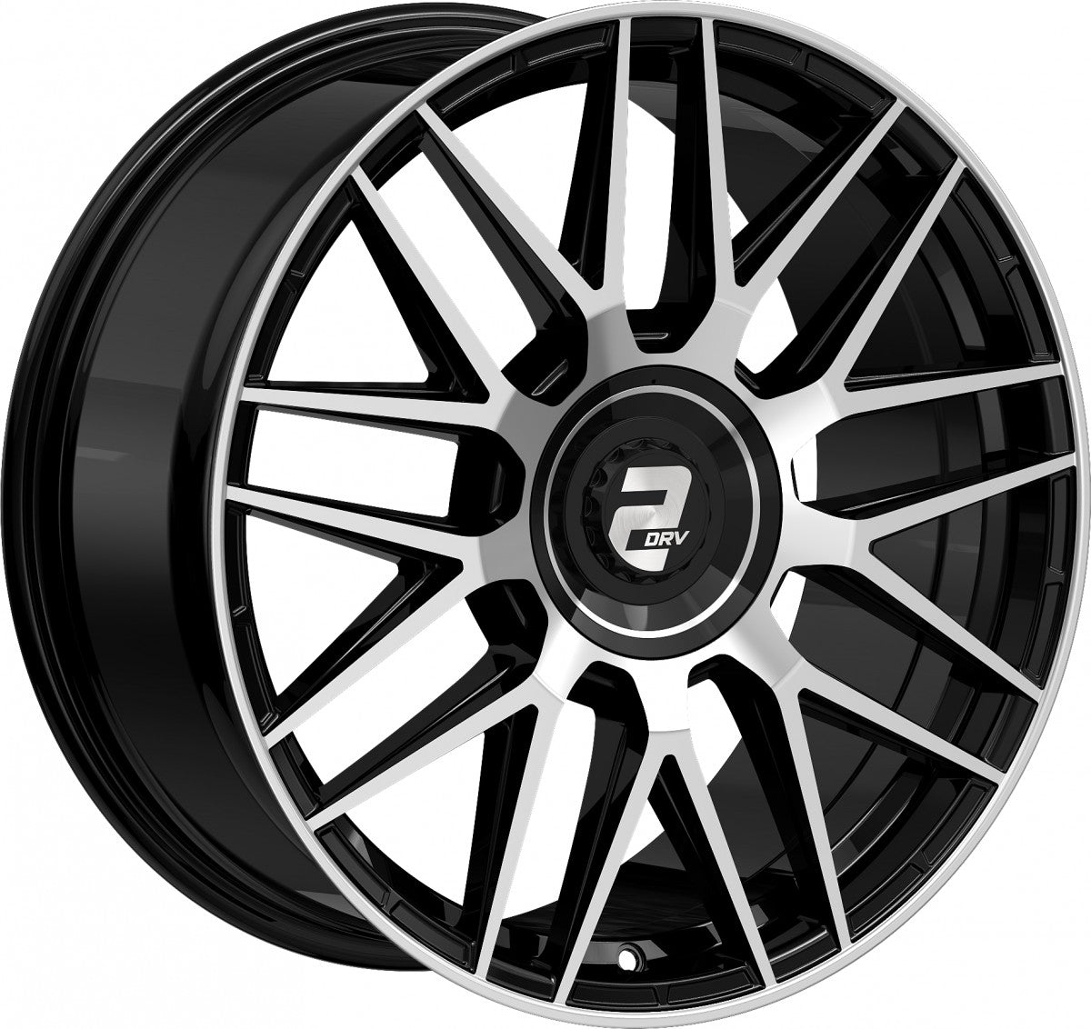 2DRV WH43 schwarz hochglanzpoliert Alufelge 9x20 Zoll ET30 LK 5x112 ML66.6 – Bild 3