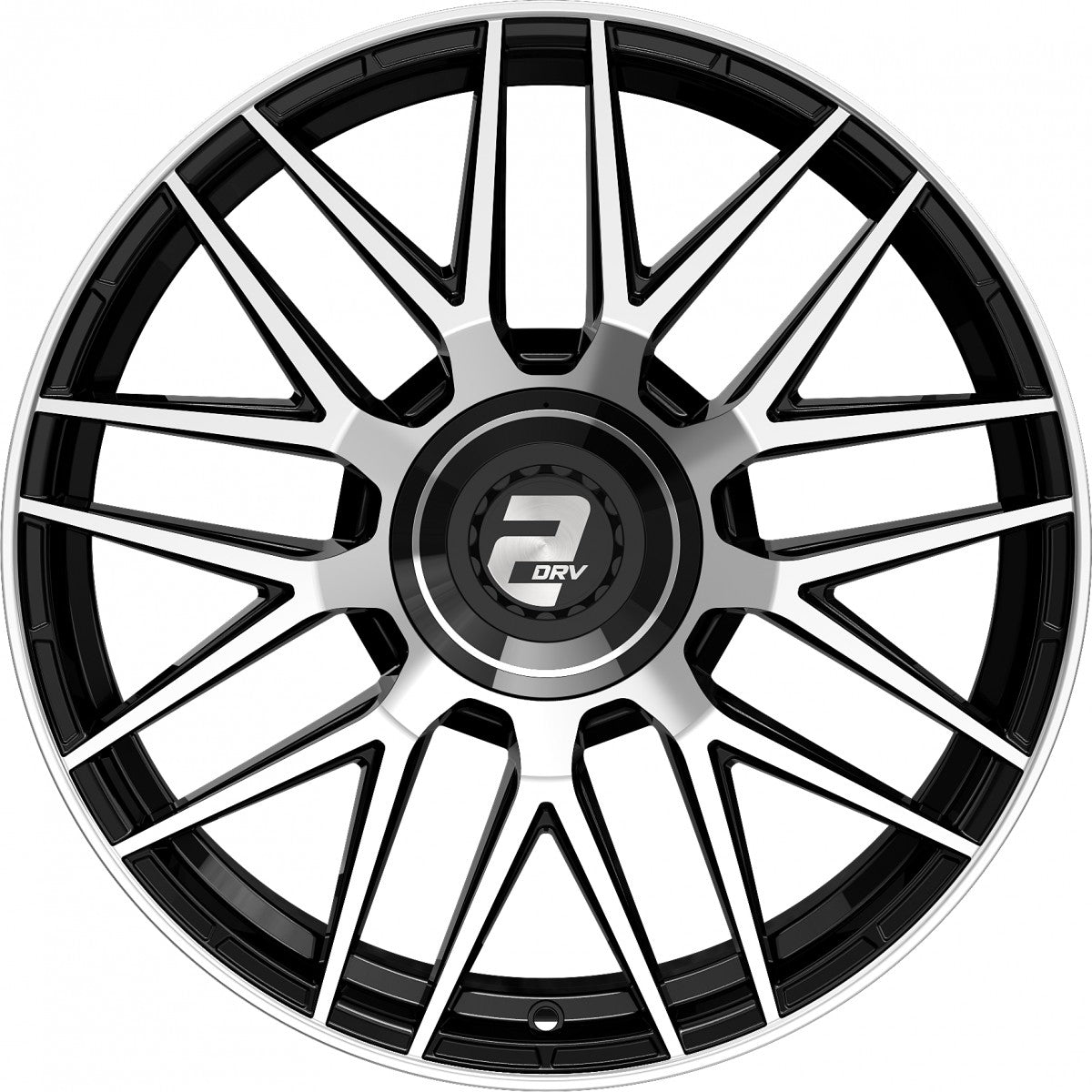 2DRV WH43 schwarz hochglanzpoliert Alufelge 9x20 Zoll ET40 LK 5x112 ML66.6 – Bild 2