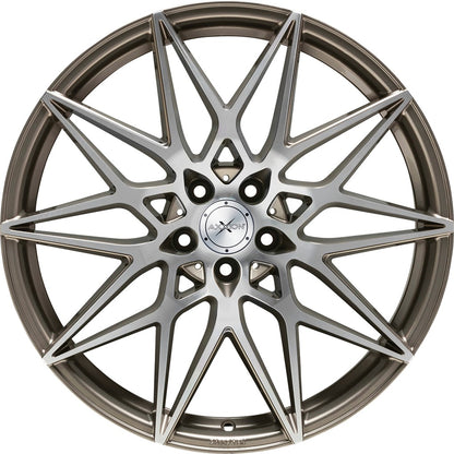 Axxion AX9 platin grau hochglanzpoliert Alufelge 9x20 Zoll ET48 LK 5x108 ML63.4 – Bild 2