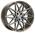 Axxion AX9 platin grau hochglanzpoliert Alufelge 9x20 Zoll ET35 LK 5x112 ML66.6