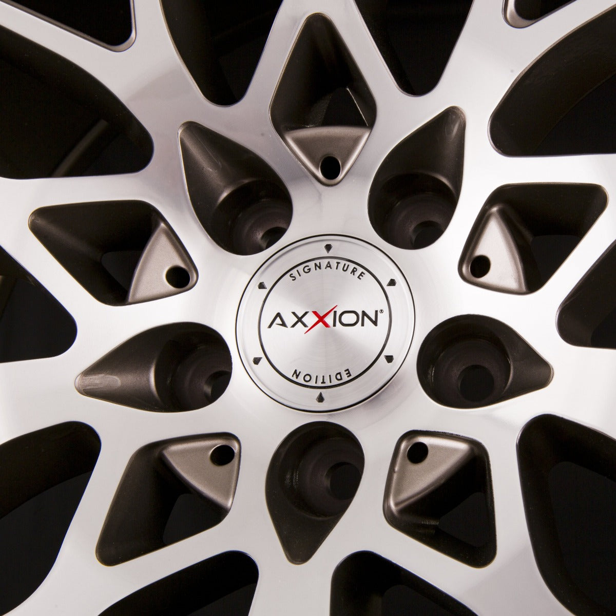 Axxion AX9 platin grau hochglanzpoliert Alufelge 9x20 Zoll ET35 LK 5x112 ML66.6 – Bild 6