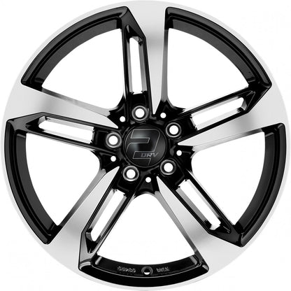 2DRV WH36 schwarz hochglanzpoliert 8.5x19 ET40 - LK5/112 ML66.6