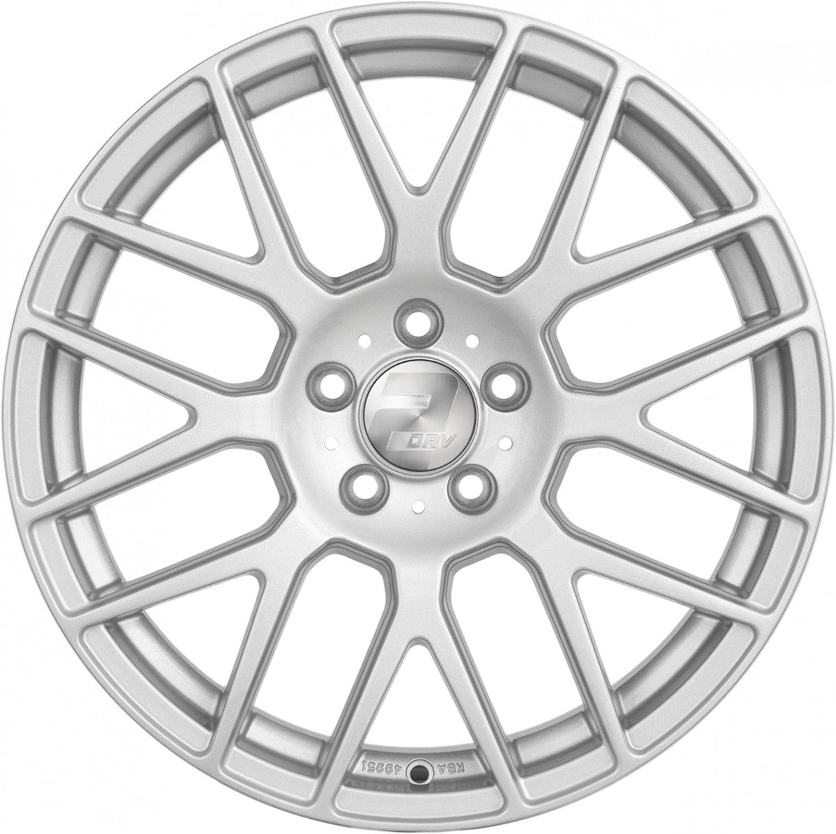 2DRV WH26 race silber lackiert 8x18 ET35 - LK4/100 ML63.4