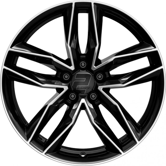 2DRV WH40 schwarz hochglanzpoliert 7.5x18 ET53 - LK5/112 ML66.6