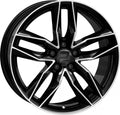 2DRV WH40 schwarz hochglanzpoliert Alufelge 8x19 Zoll ET45 LK 5x112 ML57.1