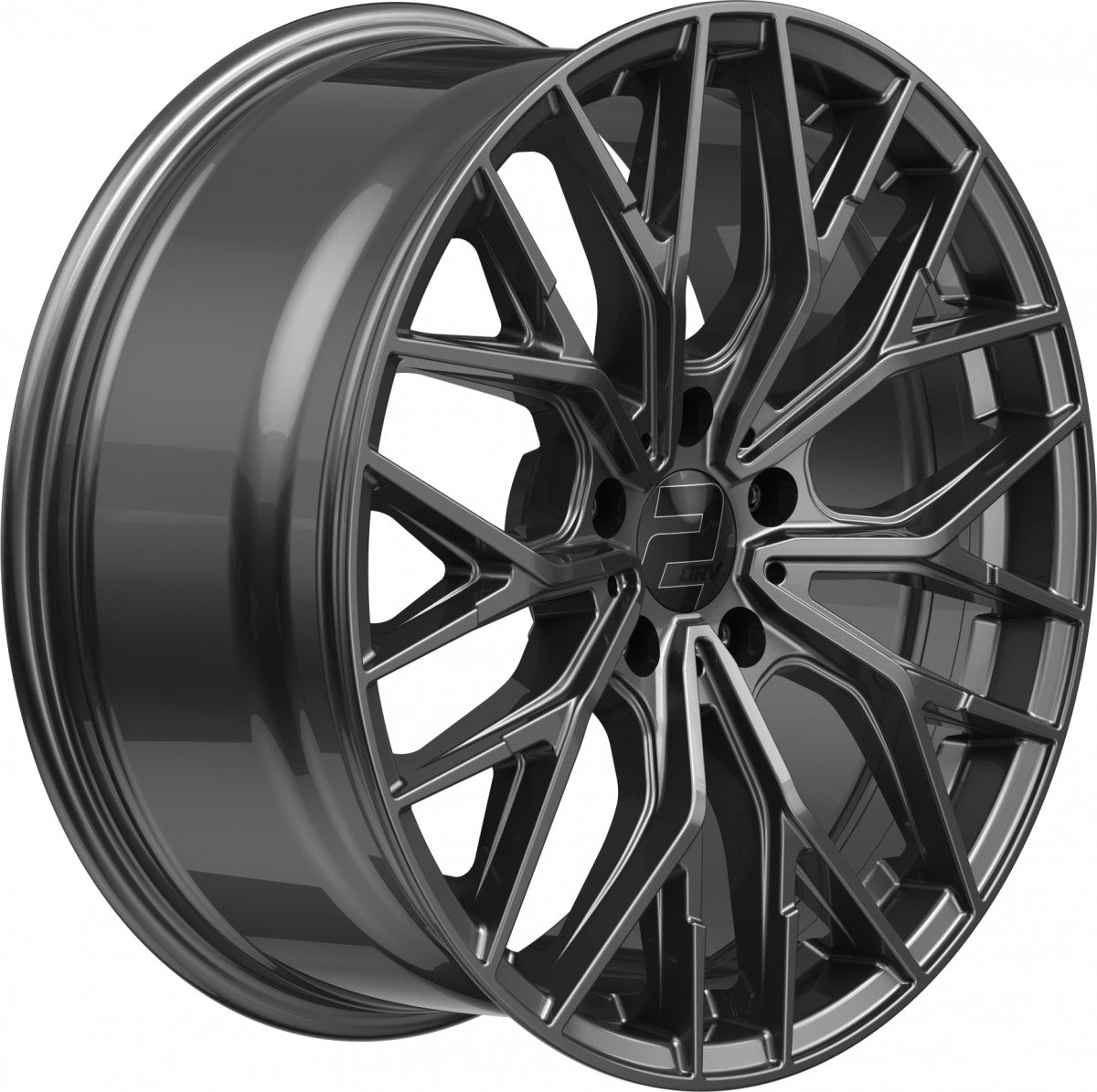 2DRV WH37 dark gunmetal lackiert Alufelge 8.5x19 Zoll ET40 LK 5x112 ML66.6 – Bild 4