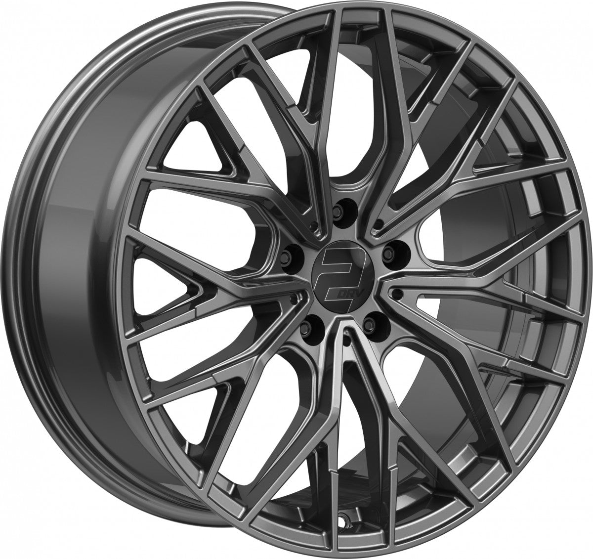 2DRV WH37 dark gunmetal lackiert Alufelge 8.5x20 Zoll ET48 LK 5x108 ML63.4 – Bild 3