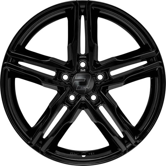 2DRV WH11 schwarz glänzend lackiert Alufelge 8x18 Zoll ET40 LK 5x112 ML66.6