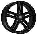 2DRV WH11 schwarz glänzend lackiert Alufelge 8x18 Zoll ET50 LK 5x112 ML66.6