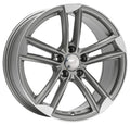 2DRV WH27 daytona grau hochglanzpoliert 9.5x21 ET31 - LK5/112 ML66.6