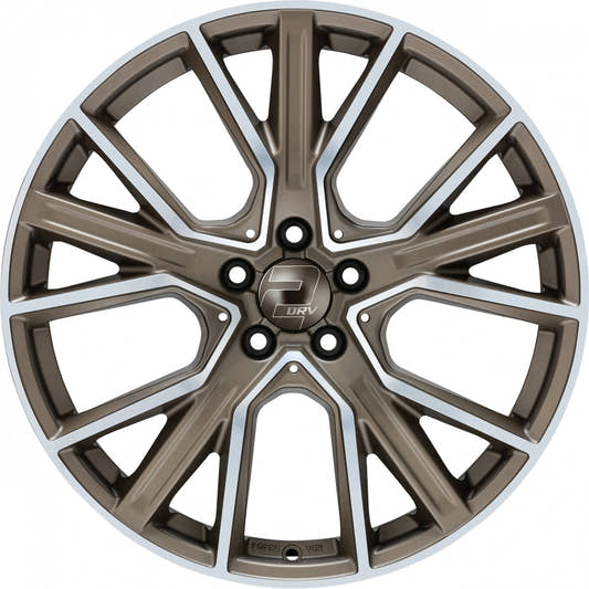 2DRV by WHEELWORLD WH34 Bronze Matt Poliert (BRP) Alufelge 8.5x20 Zoll ET21 LK 5x112 ML66.6