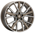 2DRV WH34 bronze matt hochglanzpoliert Alufelge 9x21 Zoll ET30 LK 5x112 ML66.6