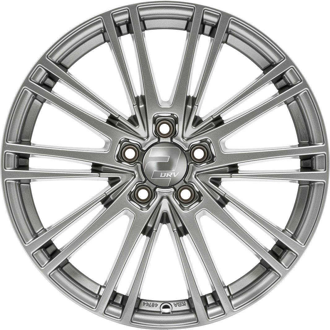 2DRV WH18 daytona grau lackiert 8x18 ET30 - LK5/112 ML66.6