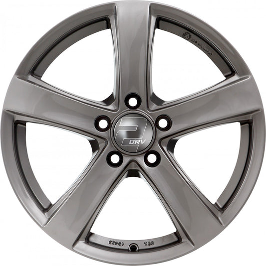 2DRV WH24 daytona grau lackiert 6.5x16 ET33 - LK5/112 ML57.1