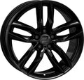 2DRV WH40 schwarz glänzend lackiert Alufelge 8x18 Zoll ET45 LK 5x112 ML66.6