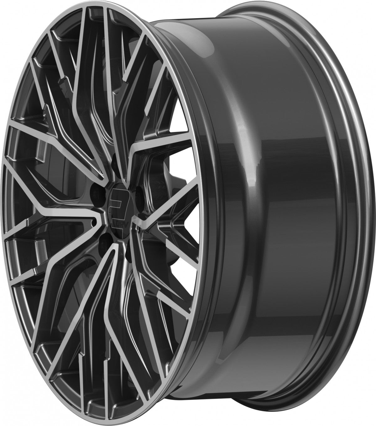 2DRV WH37 dark gunmetal poliert 8x18 ET30 - LK5/112 ML66.6