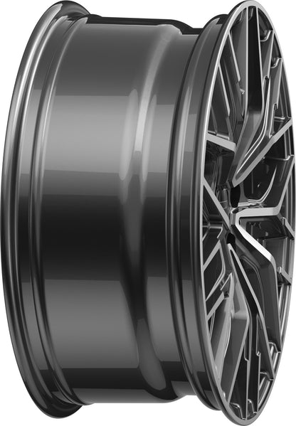 2DRV WH37 dark gunmetal poliert 8.5x20 ET48 - LK5/108 ML63.4