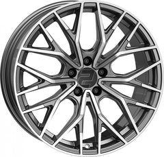 2DRV WH37 dark gunmetal poliert Alufelge 8.5x20 Zoll ET35 LK 5x112 ML66.6