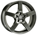 2DRV WH31 daytona grau lackiert Alufelge 8x18 Zoll ET43 LK 5x120 ML72.6
