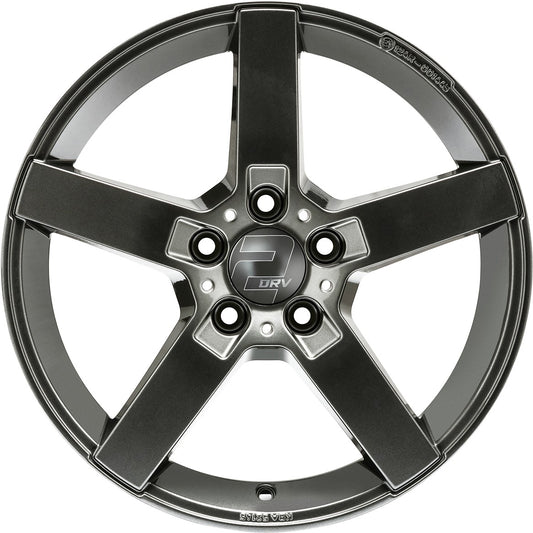 2DRV WH31 daytona grau lackiert 8x18 ET43 - LK5/120 ML72.6