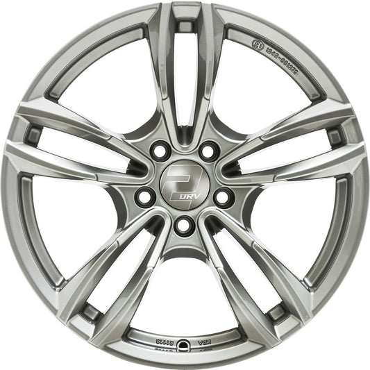 2DRV WH29 daytona grau lackiert 8.5x18 ET35 - LK5/120 ML72.6