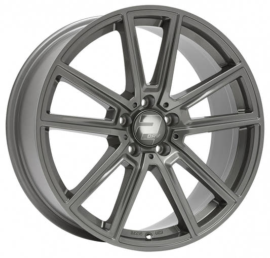 2DRV WH30 daytona grau lackiert Alufelge 7.5x17 Zoll ET36 LK 5x112 ML66.6