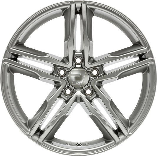 2DRV WH11 daytona grau lackiert Alufelge 7.5x17 Zoll ET45 LK 5x112 ML66.6