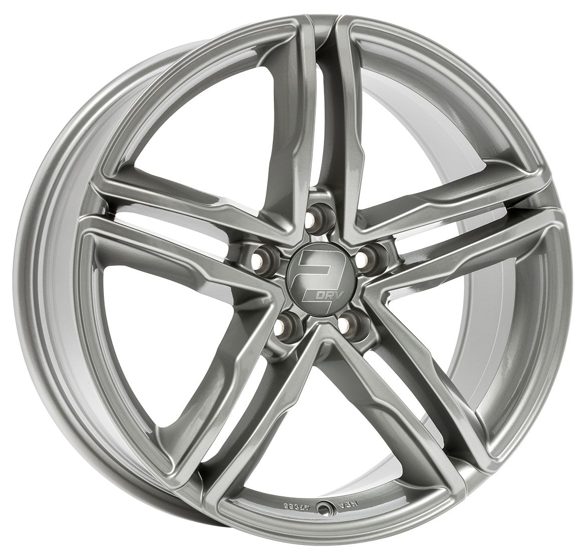 2DRV WH11 daytona grau lackiert 8.5x19 ET45 - LK5/112 ML66.6