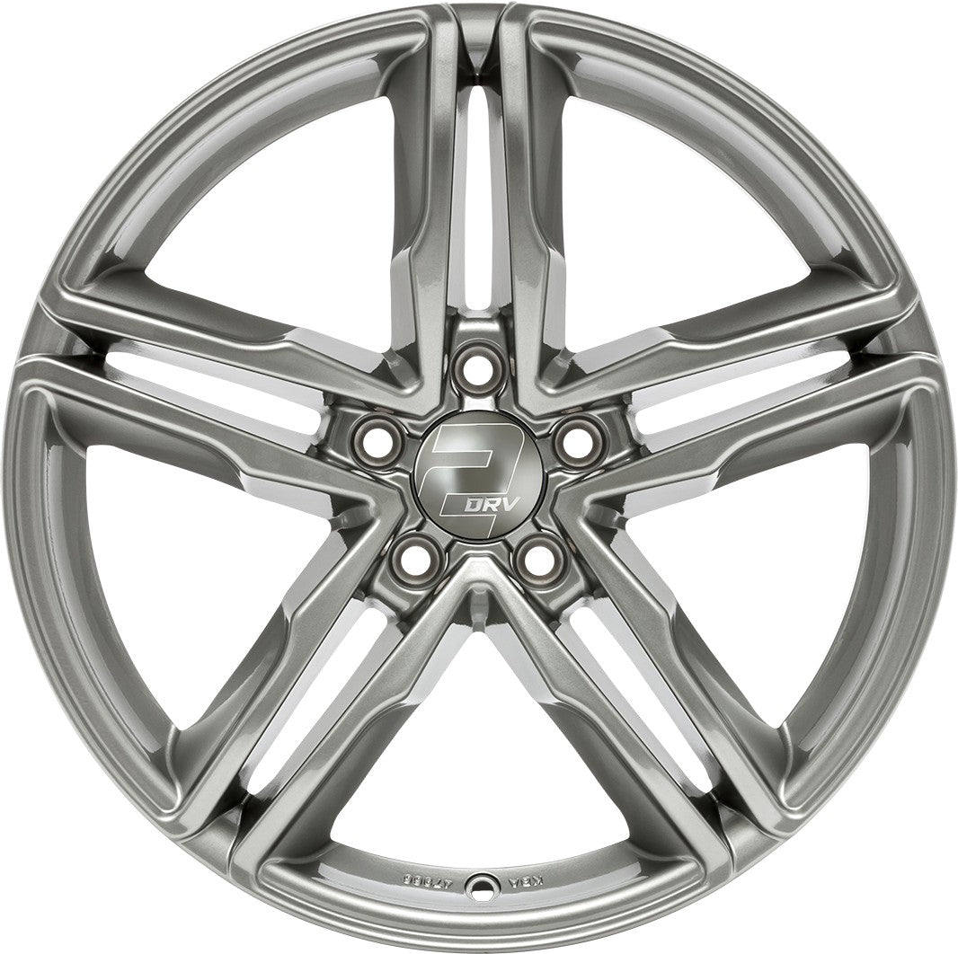 2DRV WH11 daytona grau lackiert 8x18 ET50 - LK5/112 ML66.6