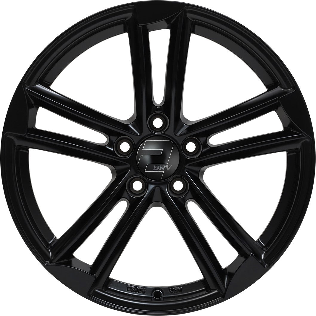 2DRV WH27 schwarz matt lackiert 8x18 ET25 - LK5/112 ML66.6
